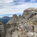 Blick vom Para dai Giai auf den Sassongher