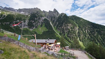 Auch die gemütliche Rußbachalm lädt zur Einkehr