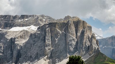 Blick auf den nahen Sellastock