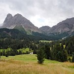 Blick auf den majestätischen Peitlerkofel