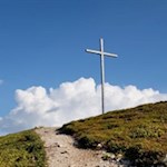 Gipfelkreuz des Col da Lech