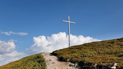 Gipfelkreuz des Col da Lech