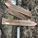 Schließlich zweigt der Weg Nr. 20A nach Antermoia ab