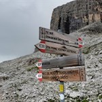 Die Wanderung zur Franz Kostner Hütte ist gut ausgeschildert