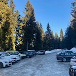 Parkplatz Kalcheralm an der Jaufenpassstraße