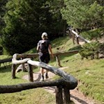 From Ortisei a beautiful hiking trail leads to the Rifugio Brogles mountain hut