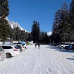 Parkplatz am Biathlonzentrum