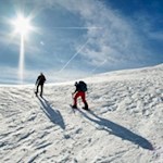 Im Schein der milden Wintersonne auf den Zendleser Kofel