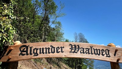 Am Beginn des Algunder Waalweges