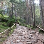 Auf dem Rückweg vom Schlern