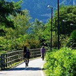Zahlreiche Radwege finden sich im Norden des Gardasees