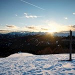 Sonnenuntergang auf dem Rumaul