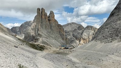 Anstieg von der Gartlhütte zur Santnerpasshütte