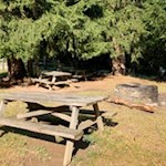 Picknickplatz auf dem Weg zur Tarscher Alm