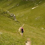 Im steten Anstieg auf den Zwölferkofel