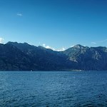View of Limone on the western shore of Lake Garda