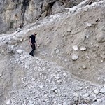 The hike on the trail 666 requires surefootedness