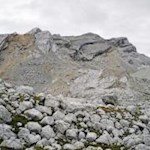 Unterwegs zum Heiligkreuzkofel - ein steiniger Weg im wahrsten Sinne des Wortes...