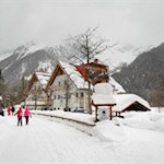 Am Beginn unserer Wanderung um den Antholzer See