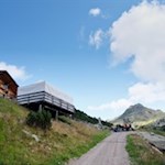 Getrumalm mit der Kassianspitze im Hintergrund