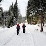 Winterwanderung um den Antholzer See