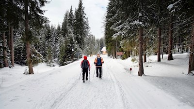 Winterwanderung um den Antholzer See