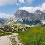Auf dem Weg Nr. 441 zurück zum Falzaregopass