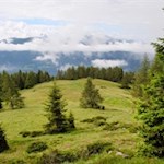 Der Anstieg auf den Steinspitz führt über einsame Hänge