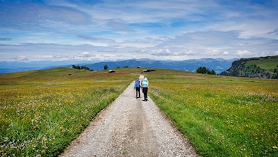 Die Wanderung zur Spitzbühlhütte führt durch eine malerische Naturlandschaft