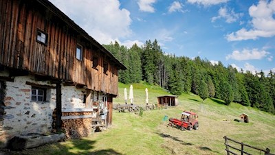 Ramitzler Schwaige am Fuße der Raschötz