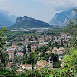 Aussicht von Arco bis Riva del Garda