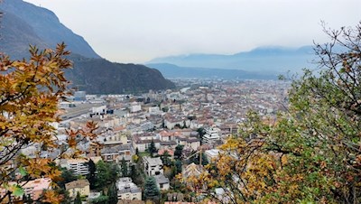 Ausblick auf die Landeshauptstadt Bozen