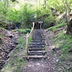 Der letzte Anstieg auf den Riffianer Waalweg