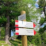 Auf dem Weg Nr. 419 zum Limides See