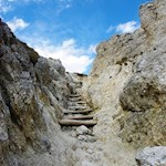 Anstieg zur Puezhütte