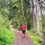 Entlang des rauschenden Bächleins durch die Kinderwelt Olang