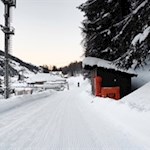 Am Ende der Haunold Rodelbahn