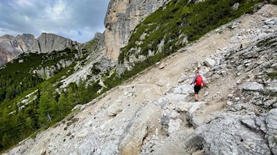 Auf dem Weg zur Forcela de Salares