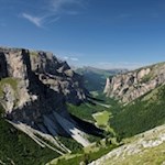 Blick ins malerische Langental