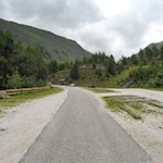 Am oberen Parkplatz kurz vor der Fane Alm