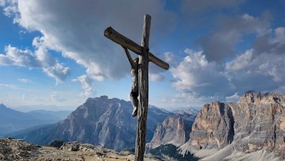 Gipfelkreuz Lagazuoi