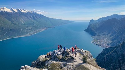 Ausblick von der Punta Larici
