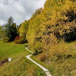 Auf dem Weg Nr. 20 in Richtung Seurasas Hütte