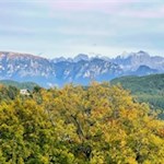 La nostra vista cade sullo Sciliar e sul Catinaccio