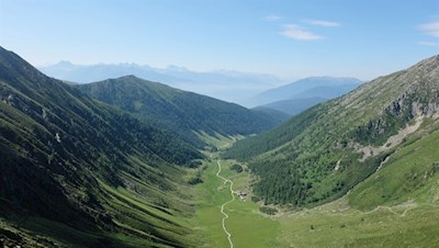 Blick ins langgezogene Altfasstal