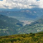 Blick auf die Landeshauptstadt Bozen
