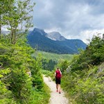 Wandern zum Karersee