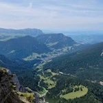 View from the Seceda to Ortisei