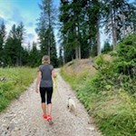 Wandern mit Hund zur Frommeralm