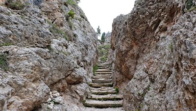 Auf dem Weg Nr. 17 zur Silvesterscharte